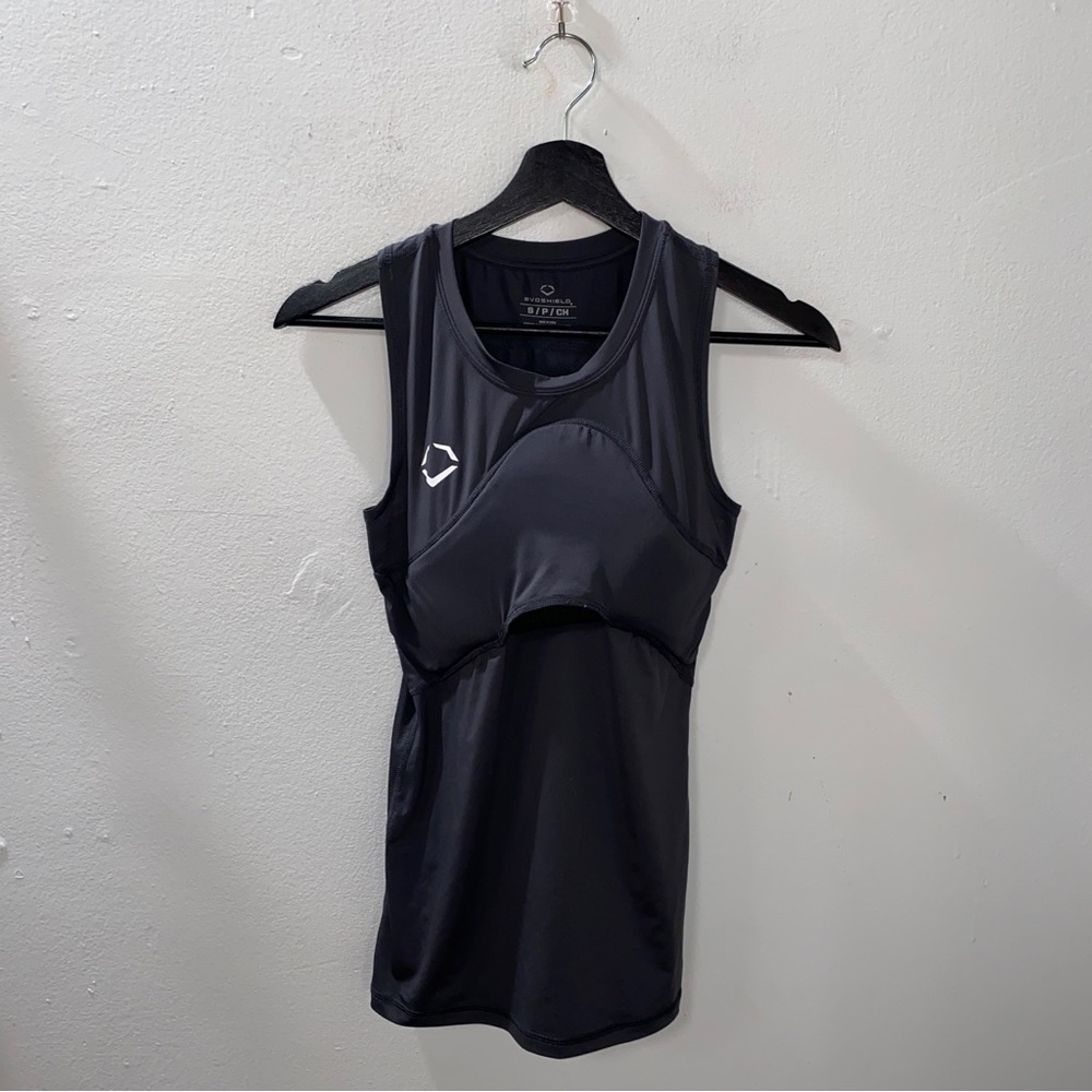 Evoshield Racerback Chest Guard Dark Gray Women’s Size Medium Softball